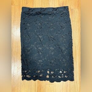 A+ELLEN Black Lace Skirt